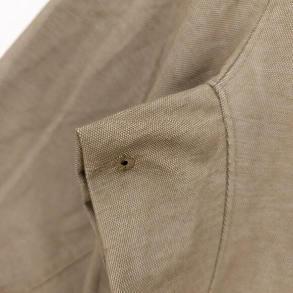 NWOT LULULEMON Commission LS Oxford Shirt ALSC/WHT Allspice SMALL MEDIUM - Picture 6 of 7